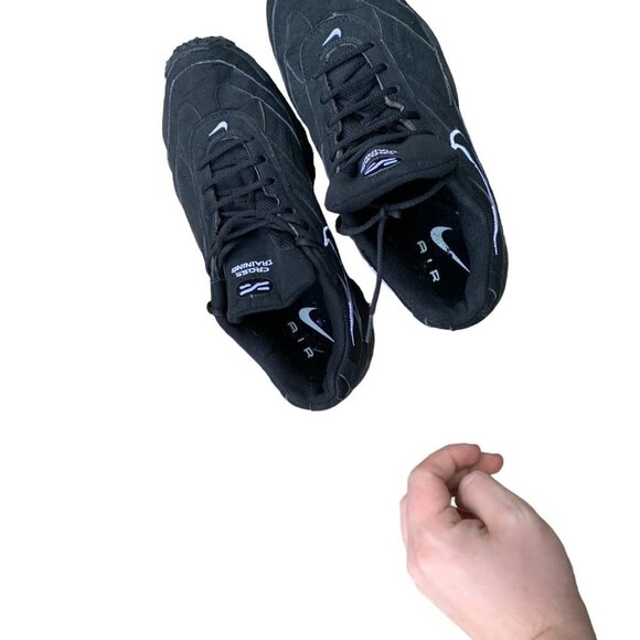 VINTAGE 2000 Nike Cross Trainer Shoes Size 9 Black - Picture 6 of 10